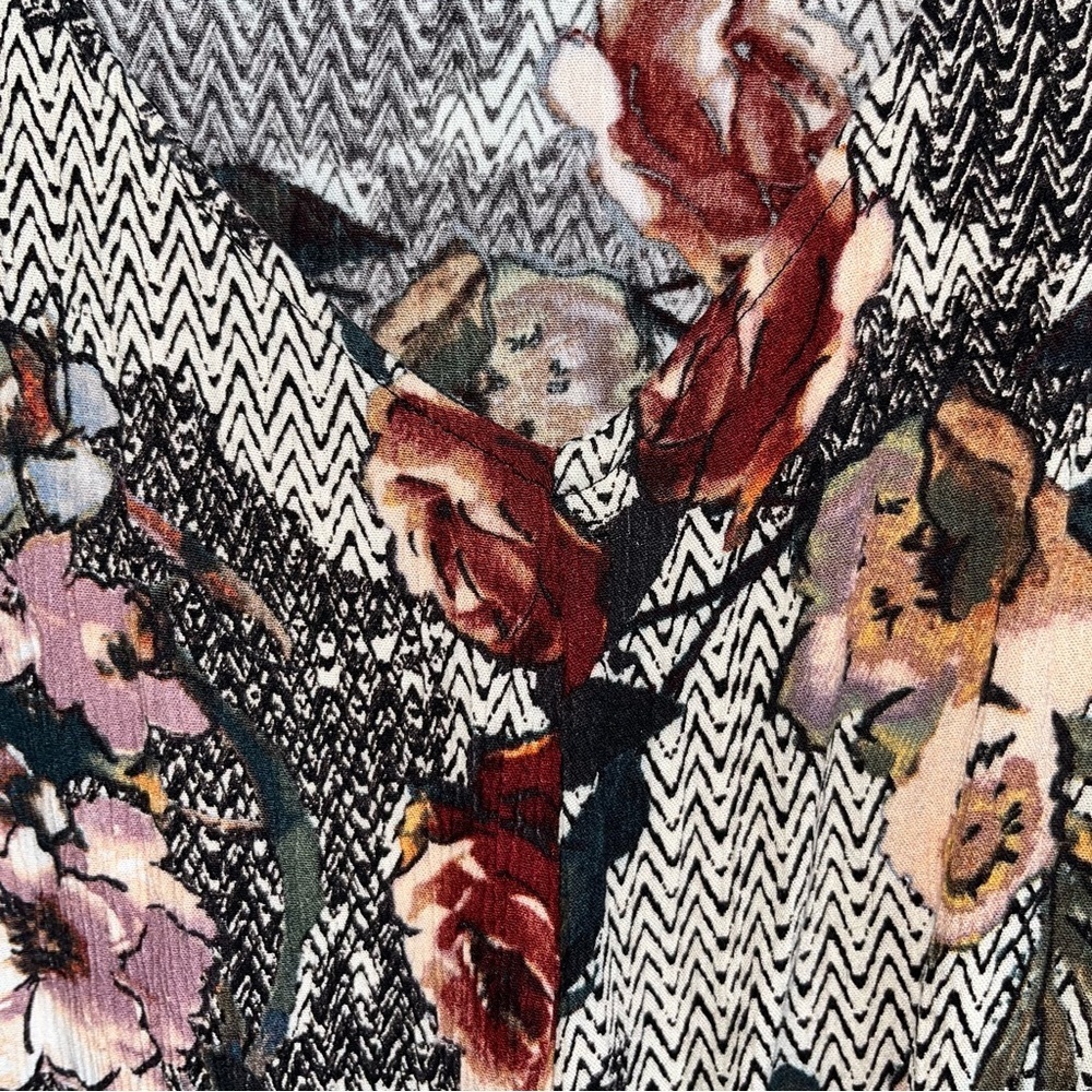 Oddy Floral Mixed Print Boho Blouse - Picture 4 of 5